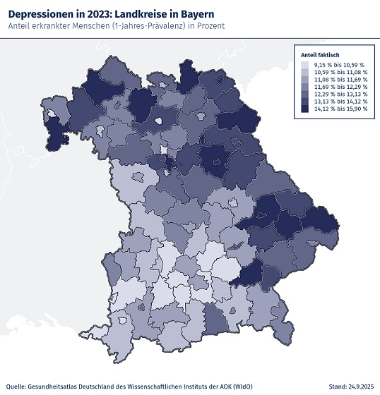 Tag der seelischen Gesundheit: Etwa jeder Achte Schweinfurter leidet an Depressionen