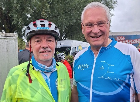 Unzertrennbar: Der 67-jährige Hans Bauer aus Burghausen ist nahezu täglich mit dem Fahrrad unterwegs