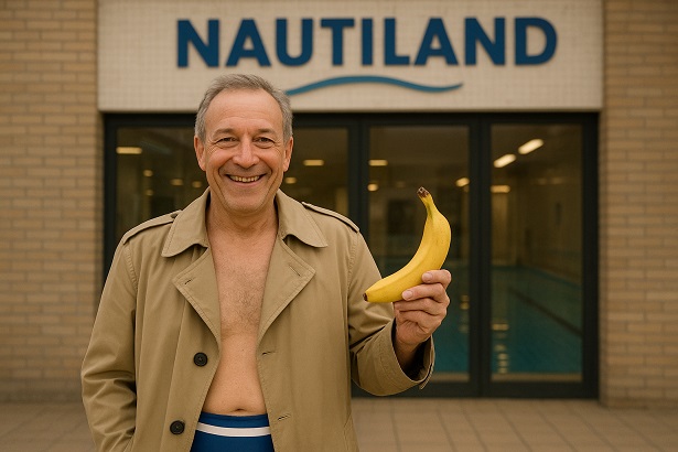 Polizei sucht Zeugen auf der Suche nach einem Gliedrubbler: Exhibitionistische Handlungen vor Kindern im Schwimmbad