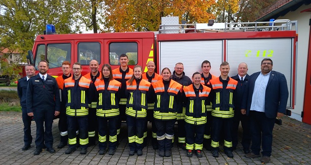 Gemeinsam die Leistungsprüfung bestanden: Die Feuerwehren aus Schwemmelsbach und Rütschenhausen arbeiteten zusammen