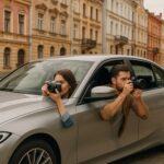 Rumänische Autofahren: Insassen eines BMW fotografierten ein Wohnanwesen wohl zum Ausspähen und zur Vorbereitung auf einen Diebstahl