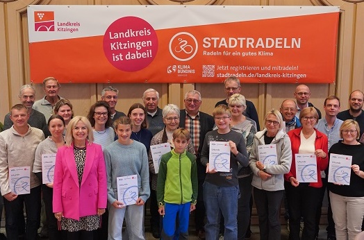 Fast 700 Menschen in 61 Teams waren beim diesjährigen Stadtradeln dabei