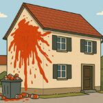 Sachbeschädigung an einer Hauswand: Wohnhaus in Marktbreit wurde mit Tomatensauce verschmutzt