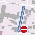 Neue Regelung: Ab sofort wird die Fahrtrichtung der Friedenstraße gedreht