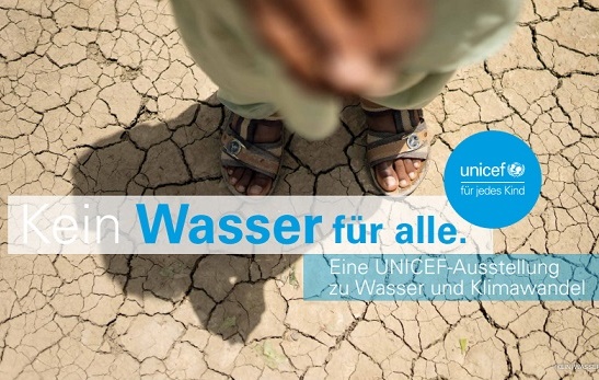 „(Kein) Wasser für alle.“ Eine UNICEF-Ausstellung zu Wasser und Klimawandel im Oberen Foyer des Rathauses