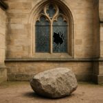 Unbekannter Steinewerfer beschädigt Kirchenfenster, Bombenfund bei Baggerarbeiten