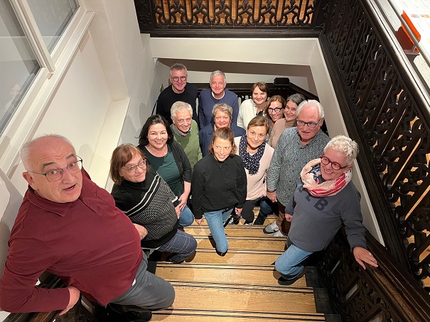 Angeregter Erfahrungsaustausch im Franck-Haus: GästeführerInnen der Stadt Marktheidenfeld trafen zusammen