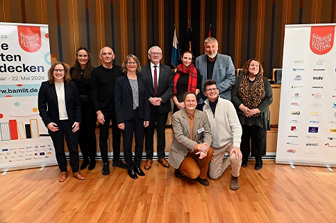 Zum 11. Bamberger Literaturfestival komen unter anderem Andrea Sawatzki, Joschka Fischer und Paul Maar