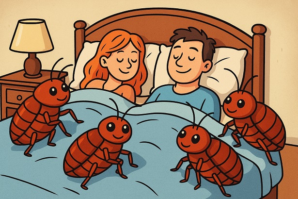 Spitze Zungen: Süße Bettwanzen