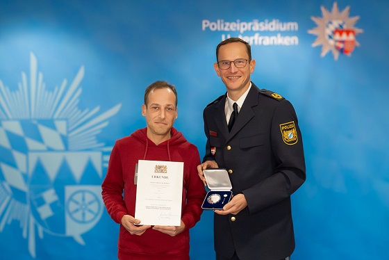 Courage-Medaille 2025: Drei Männer wurden für Mut, Entschlossenheit und besonderes Engagement geehrt