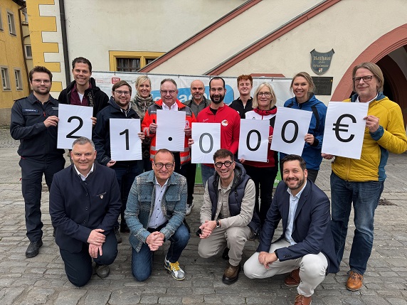 Nach dem Kabarett Sommer: 21.000 Euro für sieben Volkacher Vereine und eine Besucher-Bestmarke mit 7500 Gästen