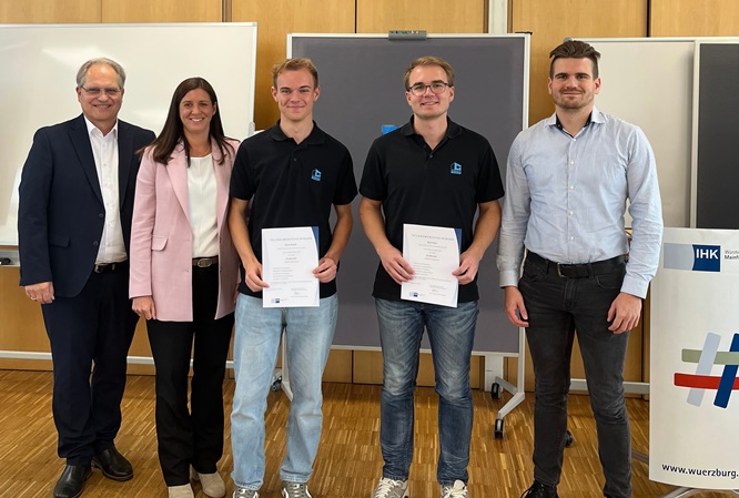 Glöckle-Azubis erneut Sieger bei IHK-EcoScouts: Projekt verbessert Energieeffizienz im Fertigteilwerk