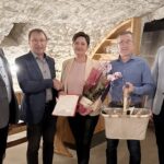 Feier im Ratskeller Stadtlauringen zum 25-jährigen Dienstjubiläum von Michaela Saar