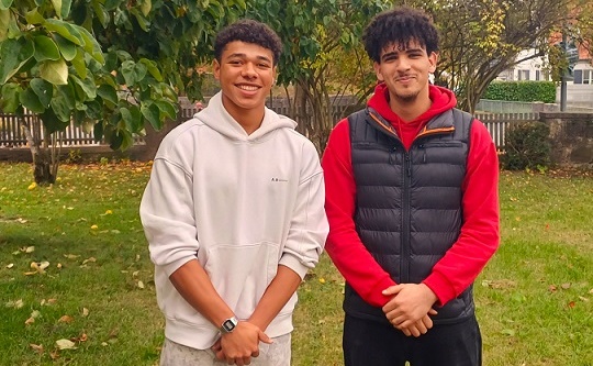 Junge Stimmen für eine starke Schulgemeinschaft: Jeremy Sell und Yousef Al Mesri sind die neuen Kreisschülersprecher