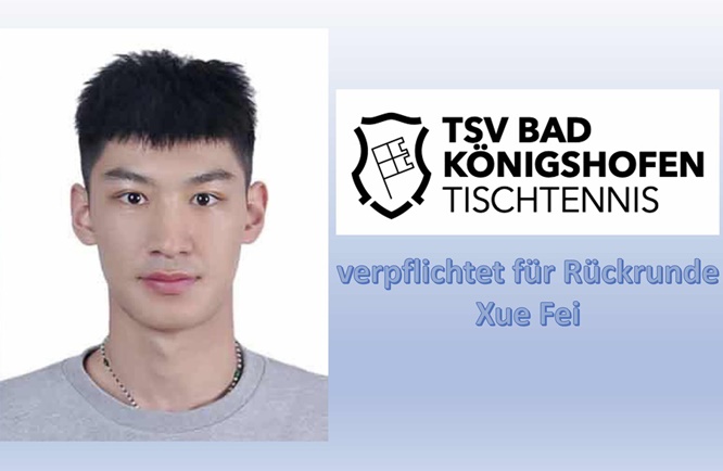 Weltklasse-Tischtennis in Bad Königshofen: Das Tabellen-Schlusslicht der Bundesliga verpflichtet mit Xue Fei einen Top-Chinesen
