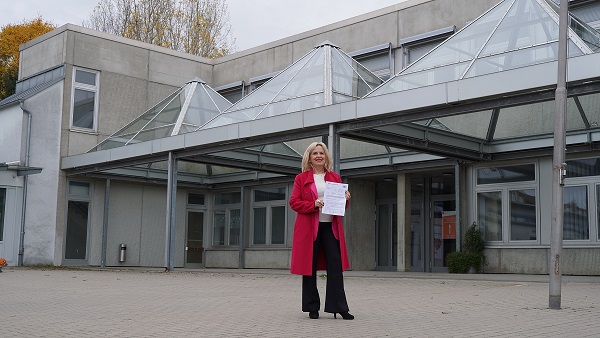 Förderbescheid des Freistaats Bayern für den Aufbau des neuen Feuerwehrzentrums