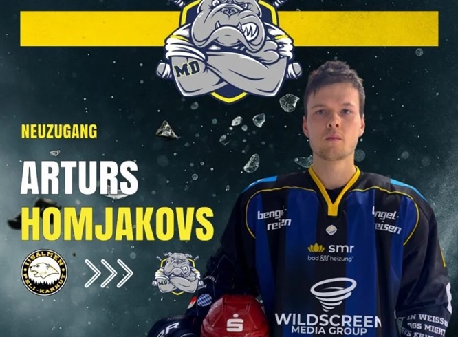 Der Nachfolger von Ilya Zheltakov: Die Mighty Dogs begrüßen als vielversprechenden Neuzugang Arturs Homjakovs