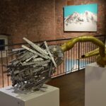 Ausstellung „Feuer und Eis“ mit Zeichnungen und Metallskulpturen: István Csáki und Angelika Summa kommen ins Franck-Haus