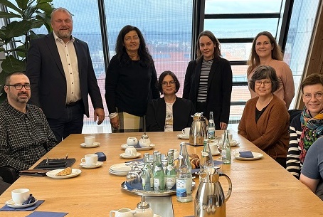 Zu Besuch im Landratsamt: Auszubildende des Berufsförderungswerks Würzburg erleben Verwaltung aus nächster Nähe