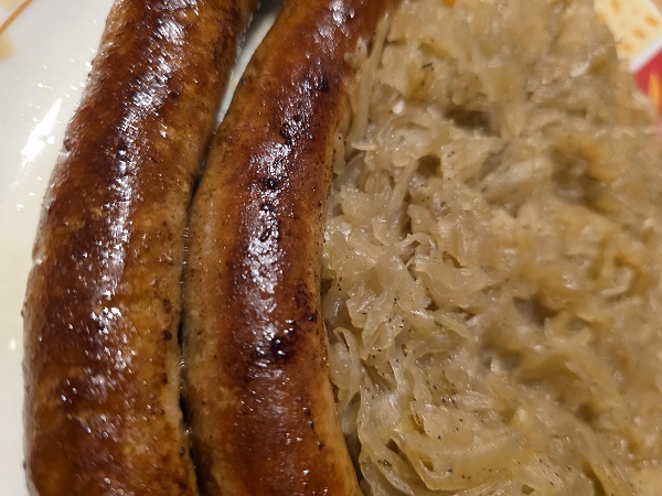 Dieser immer wieder kehrende Heißhunger auf fränkische Bratwürste mit Sauerkraut!