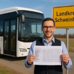 Aktualisierte Fahrpläne beachten: Am 15. Dezember startet der neue ÖPNV im Landkreis Schweinfurt