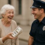 Nach einem Callcenterbetrug übergibt eine ältere Dame Bargeld in fünfstelliger Höhe an einen falschen Polizeibeamten