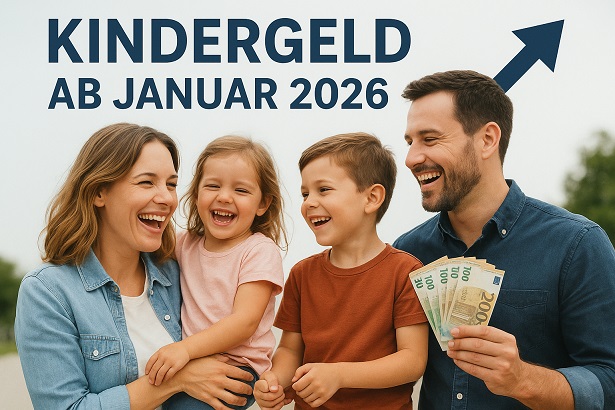 Familien mit Nachwuchs können sich freuen: Das Kindergeld steigt ab Januar 2026