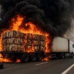 Lkw gerät auf A3 in Brand: Umfangreiche Bergungsarbeiten notwendig, Vollsperre der Autobahn