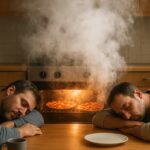 Anwohnerin rettet wohl Leben, obwohl die alte Regel doch lautet: Schiebe Dir nie eine Pizza in den Ofen und schlafe dann ein!