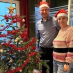 Weihnachtsbaumspende für die Tagespflege am Dittelbrunner Sonnenteller