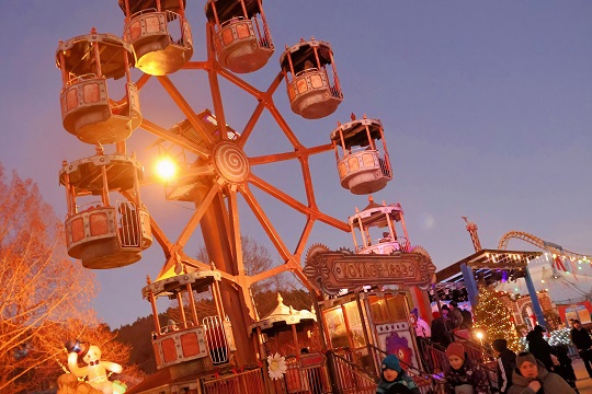 Das Freizeit-Land Geiselwind im Winter: Das Wunderland hat noch bis 6. Januar geöffnet – VIELE FOTOS & FILM!