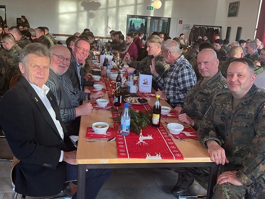 Jahresabschluss-Treffen 2025: Grafenrheinfeld pflegt seit über 38 Jahren Patenschaft mit der Infanterieschule Hammelburg