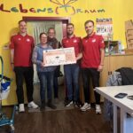 Spenden statt Geschenke: Die DJK Dampfach ermöglicht mit 500 Euro das Verwirklichen von Lebensträumen Behinderter