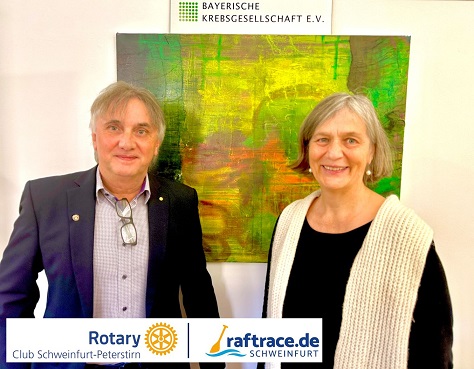 Malen hilft beim Verarbeiten einer Krebserkrankung – Und Rotary hilft beim Malen