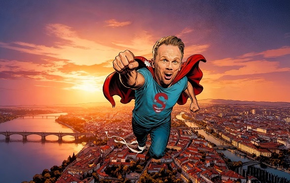 Der „Schmitzmän“ mit dem Röntgenblick von Superman: Ralf Schmitz gastiert fünf Mal in Franken