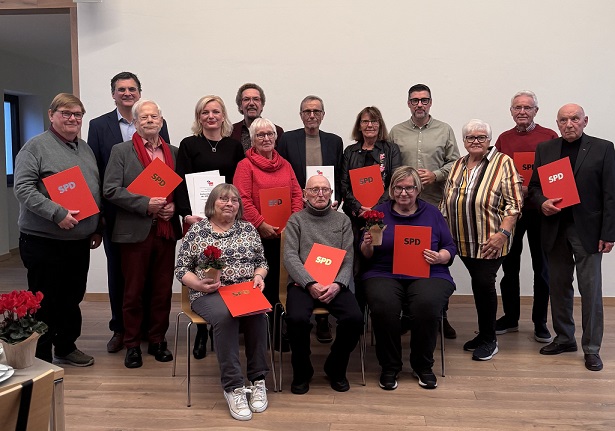 Herbert-Müller-Medaille für Marietta Eder und Joachim Schmidl: SPD Schweinfurt ehrt langjährige Mitglieder