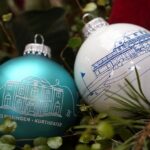 Die beliebten Bad Kissinger Weihnachtskugeln der Staatsbad GmbH und der Welterbekoordination