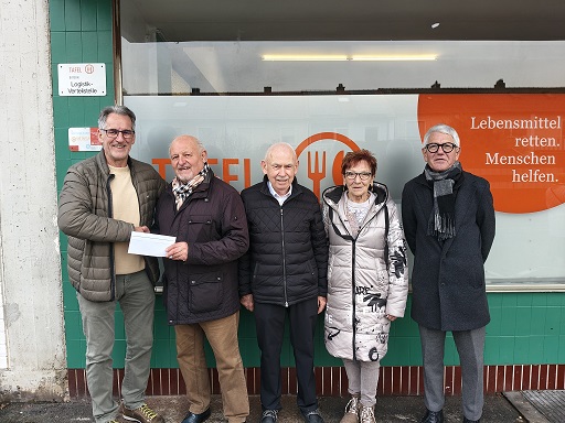 Über 2.000 € für die Tafel Schweinfurt: Verein der Schweinfurter Köche spendet den Erlös des letzten Schweinfurter Bürgeressens