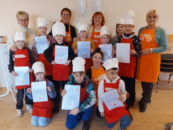 Kooperation: Tafel Schweinfurt und SkF kochen für ein Ernährungsprojekt gemeinsam mit Kindern