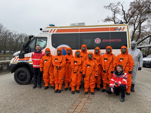 CBRN-Ausbildung bei den Johannitern in Schweinfurt: Vorbereitung auf chemische, biologische, radiologische und nukleare Einsatzlagen