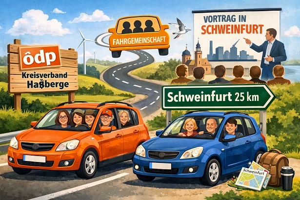 „Wir haben genug!“: Die ÖDP Haßberge fährt zur Lesung mit Bernhard Suttner nach Schweinfurt