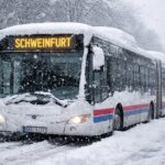 SCHNEECHAOS: Die Stadtwerke Schweinfurt haben schon frühmorgens den Busbetrieb komplett eingestellt