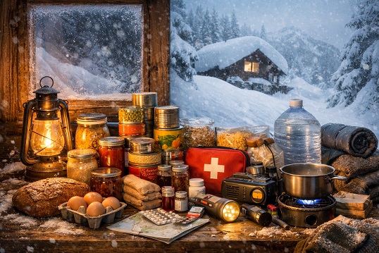 Wer Angst hat, eingeschneit zu werden: Ernährungsnotfälle und Vorratshaltung – bewusst vorsorgen, klug haushalten