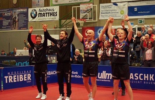 Dritter Sieg im vierten Spiel: Der TSV Bad Königshofen setzt seine Aufholjagd mit einem 3:2 gegen Grenzau fort