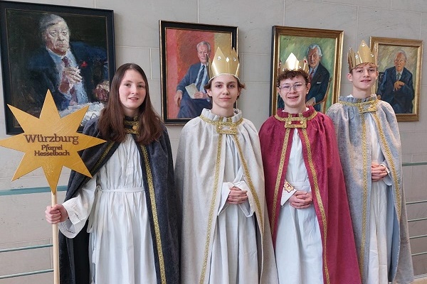 Hesselbacher Sternsinger im Bundeskanzleramt bei Minister Thorsten Frei: „Herzlichen Dank, dass Ihr diesen Dienst tut für andere Kinder auf der Welt“