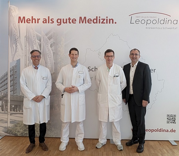 Zwei neue Chefärzte am Leopoldina-Krankenhaus: Neurochirurgie und Frauenklinik erhalten neue Leitung