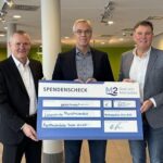 Spendenübergabe an die Lebenshilfe Marktheidenfeld: Gemeinschaftliches Engagement verbindet Stadt, Freizeitbad und soziale Einrichtung