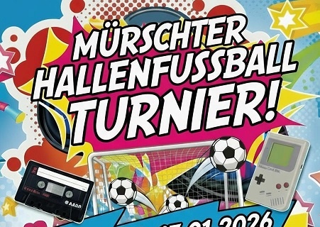 Fußball mit Rundumbande: „Legenden-Hallenturnier“ für Ü32-Kicker in der Mehrzweckhalle Münnerstadt
