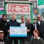 Spendenübergabe: 500 Euro für das Jugendhaus „FränZ“ von S.O.S. e.V.