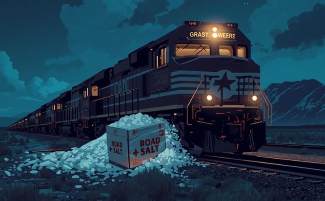 Nachtzüge mit zusammen 240 Reisenden kollidieren mit einer Streusalzkiste